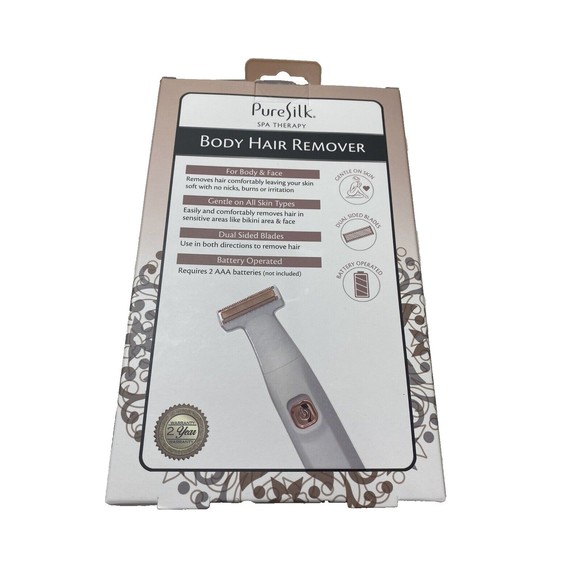 Pure Silk Dual Blade Face and Body Hair Trimmer/Remover - Brand New - Picture 2 of 6